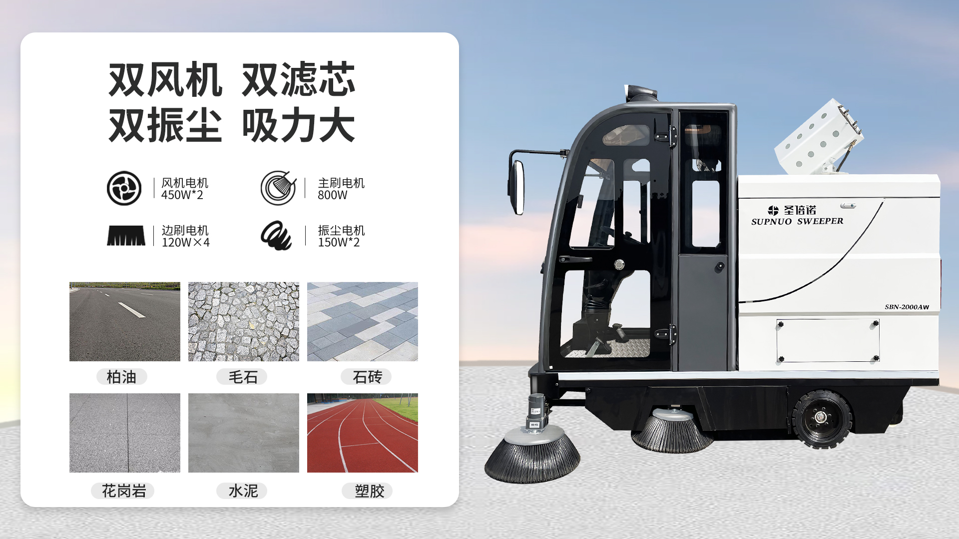 邹城电动扫地车在机场清洁中的应用